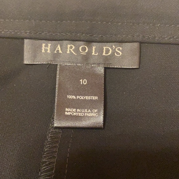 Harold’s Black Shorts Size 10 - Picture 3 of 3
